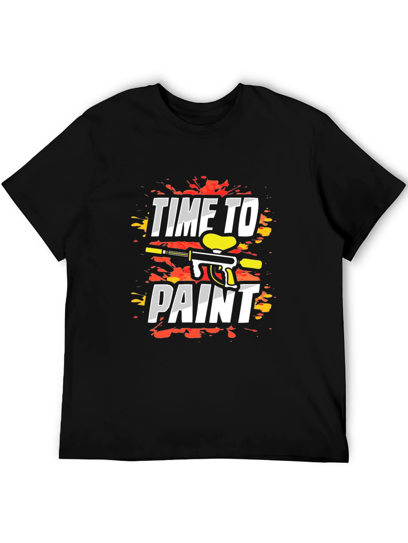 Time to Paint T-Shirt - Paintball Design
