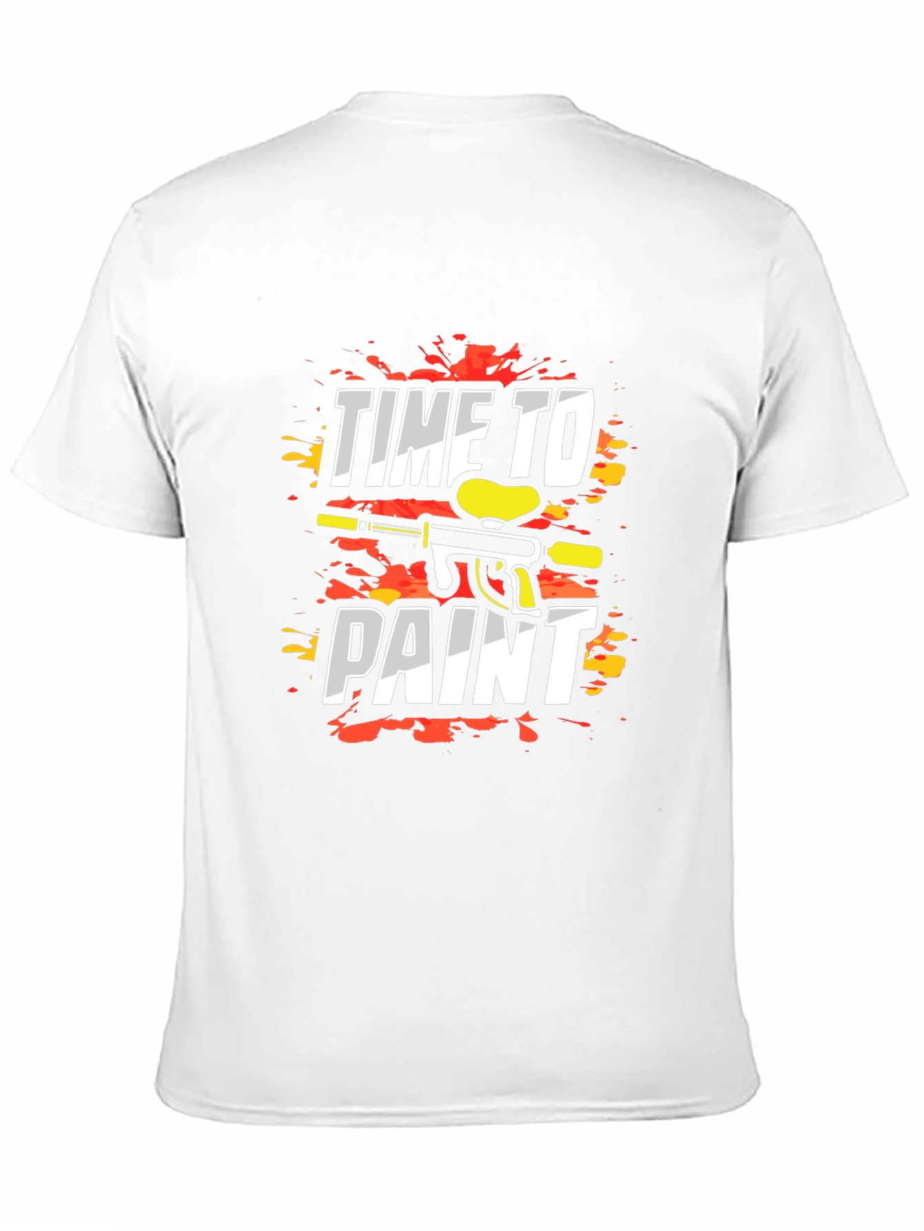 Time to Paint T-Shirt - Paintball Design