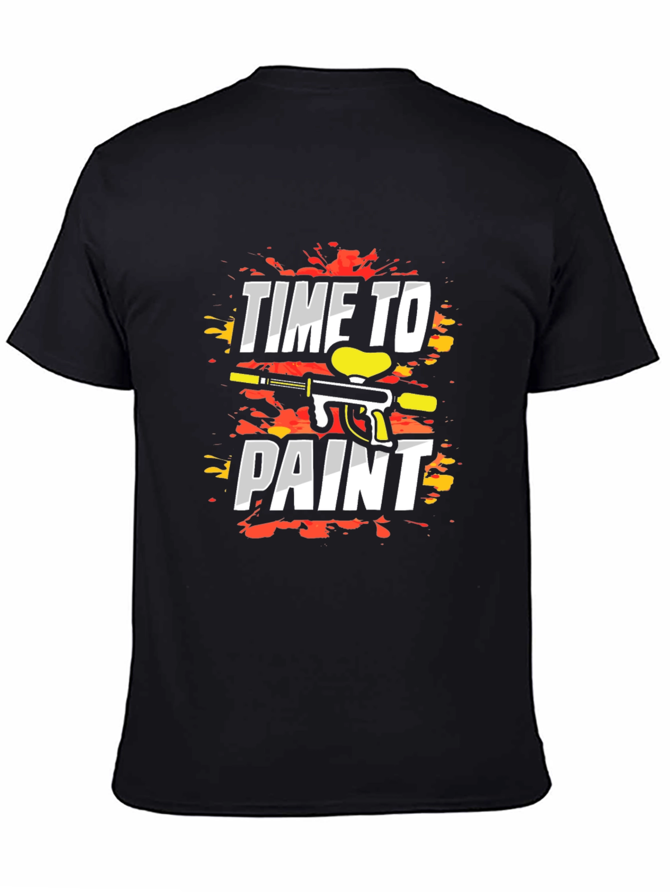 Time to Paint T-Shirt - Paintball Design