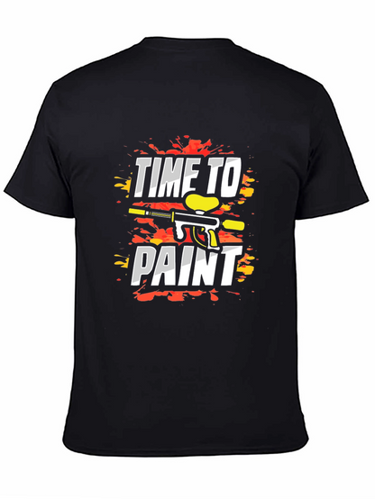 Time to Paint T-Shirt - Paintball Design