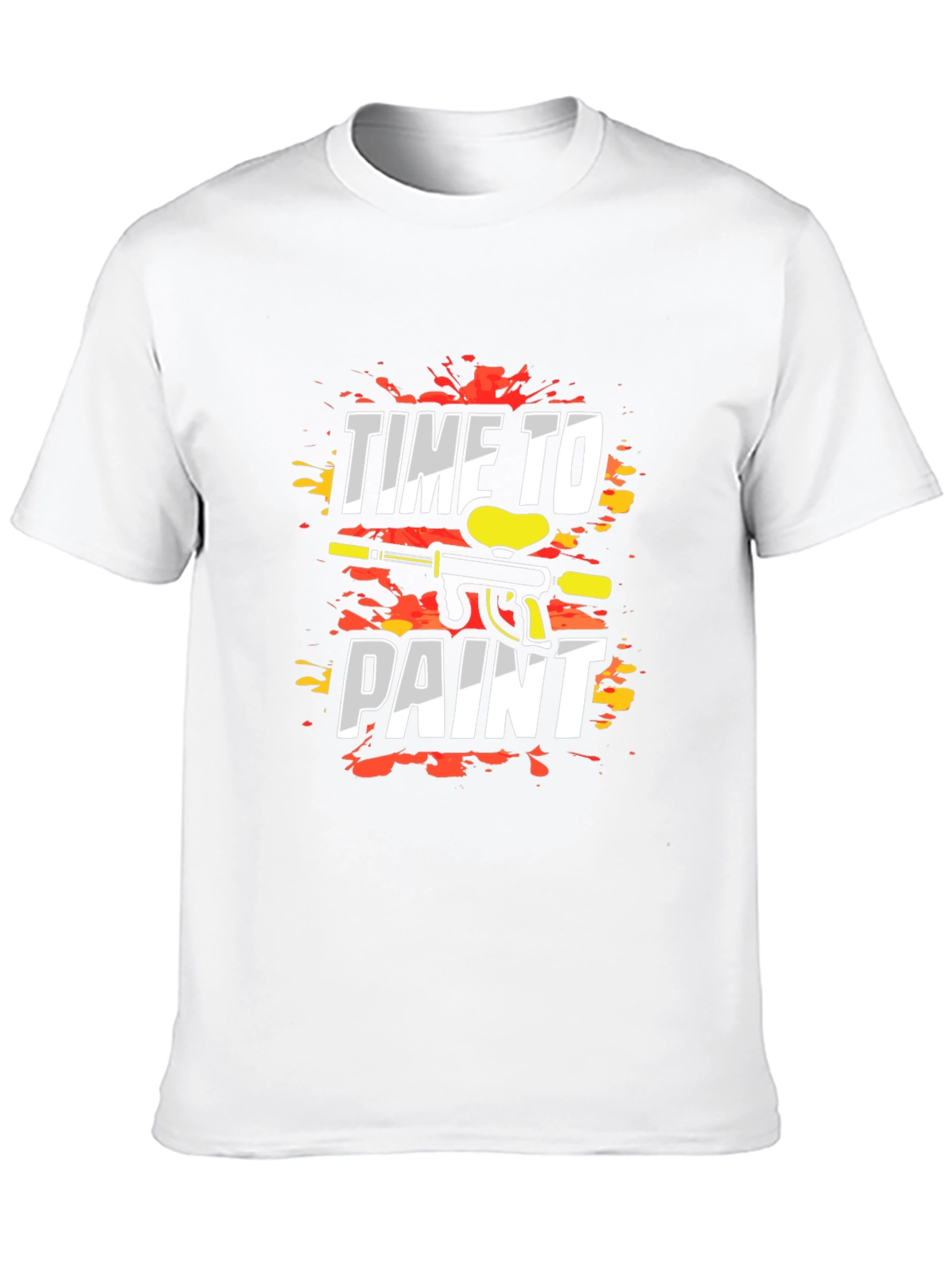 Time to Paint T-Shirt - Paintball Design