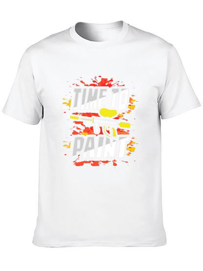 Time to Paint T-Shirt - Paintball Design
