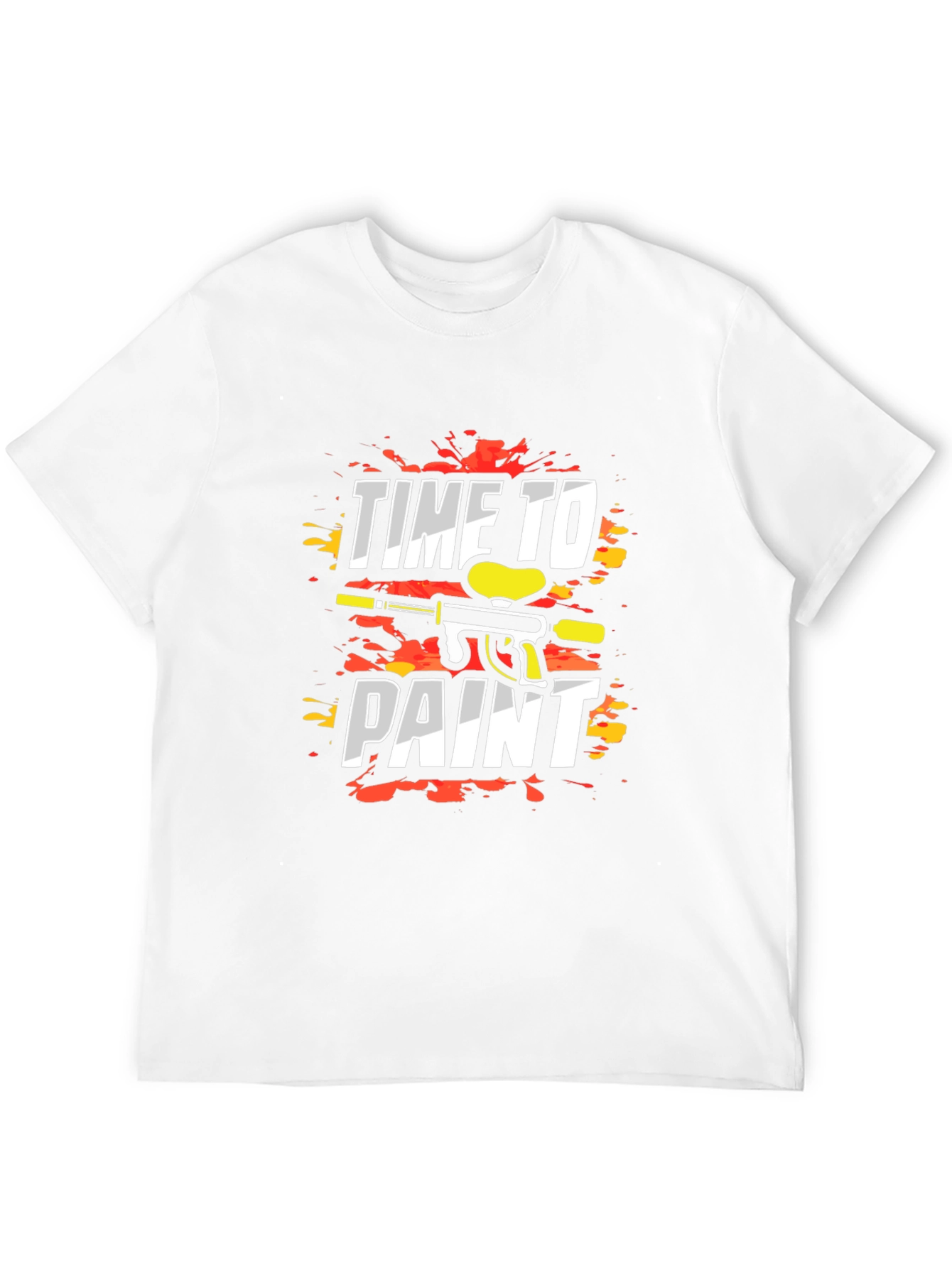 Time to Paint T-Shirt - Paintball Design