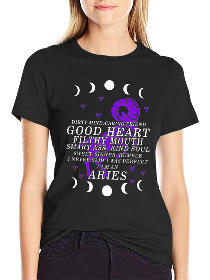 Aries Zodiac Humor T-Shirt