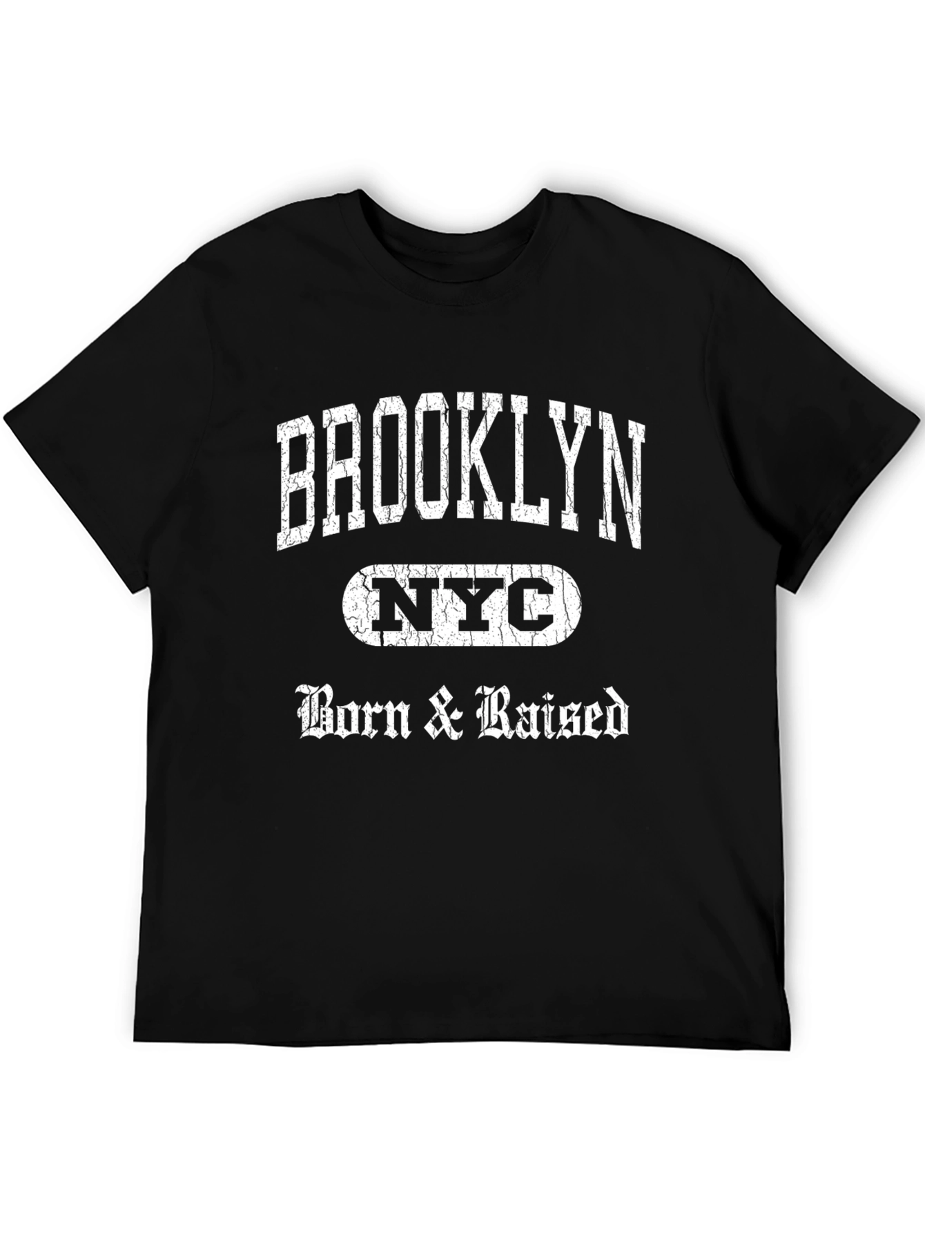 Brooklyn NYC Born & Raised Graphic T-Shirt