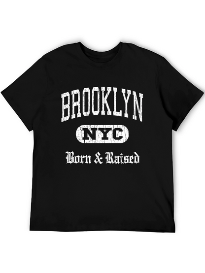 Brooklyn NYC Born & Raised Graphic T-Shirt