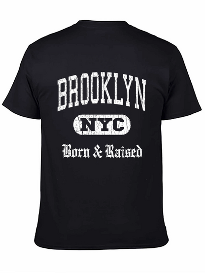 Brooklyn NYC Born & Raised Graphic T-Shirt