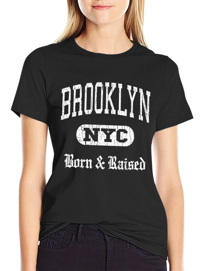 Brooklyn NYC Born & Raised Graphic T-Shirt