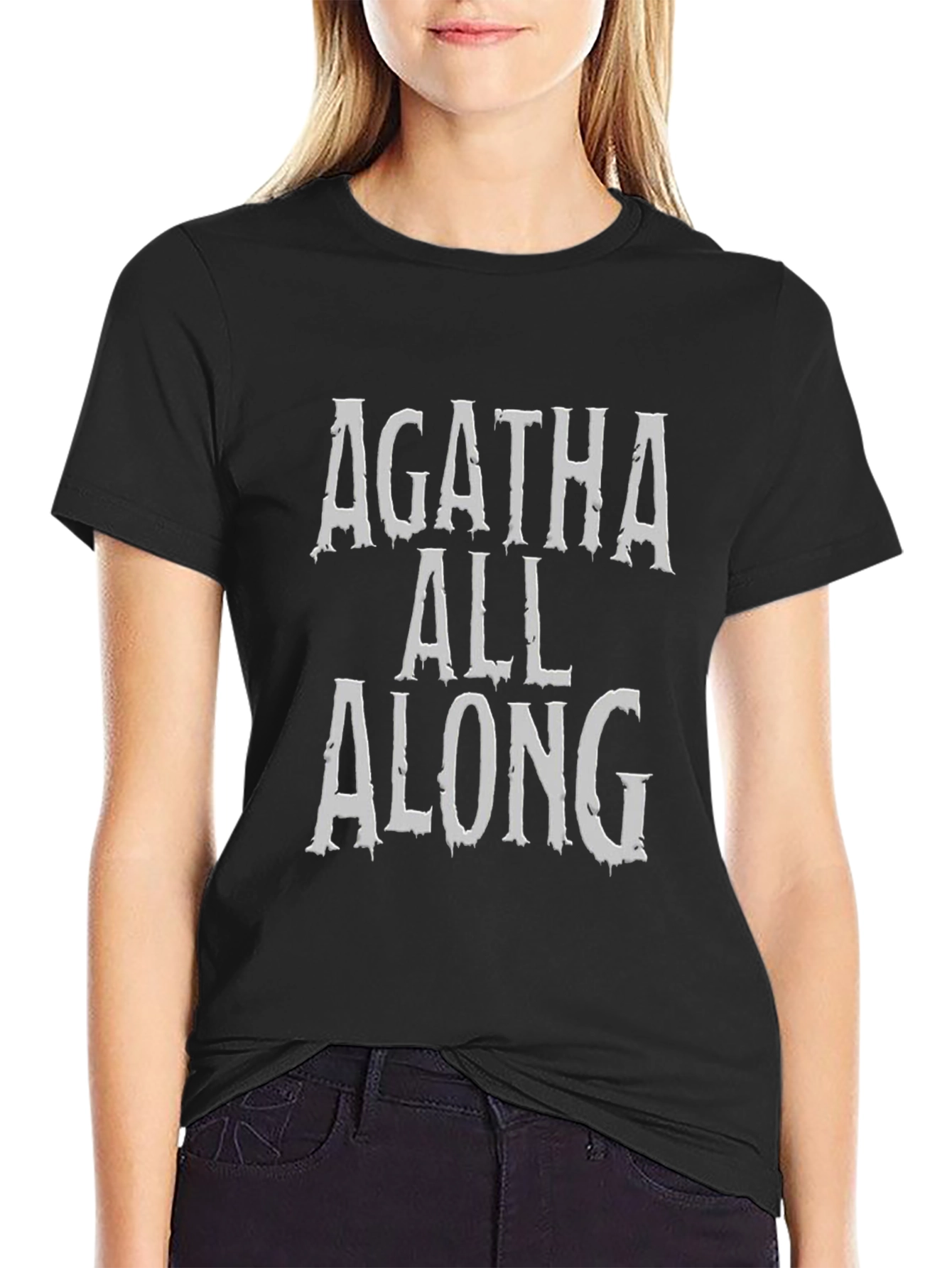 Agatha All Along Black Graphic T-Shirt