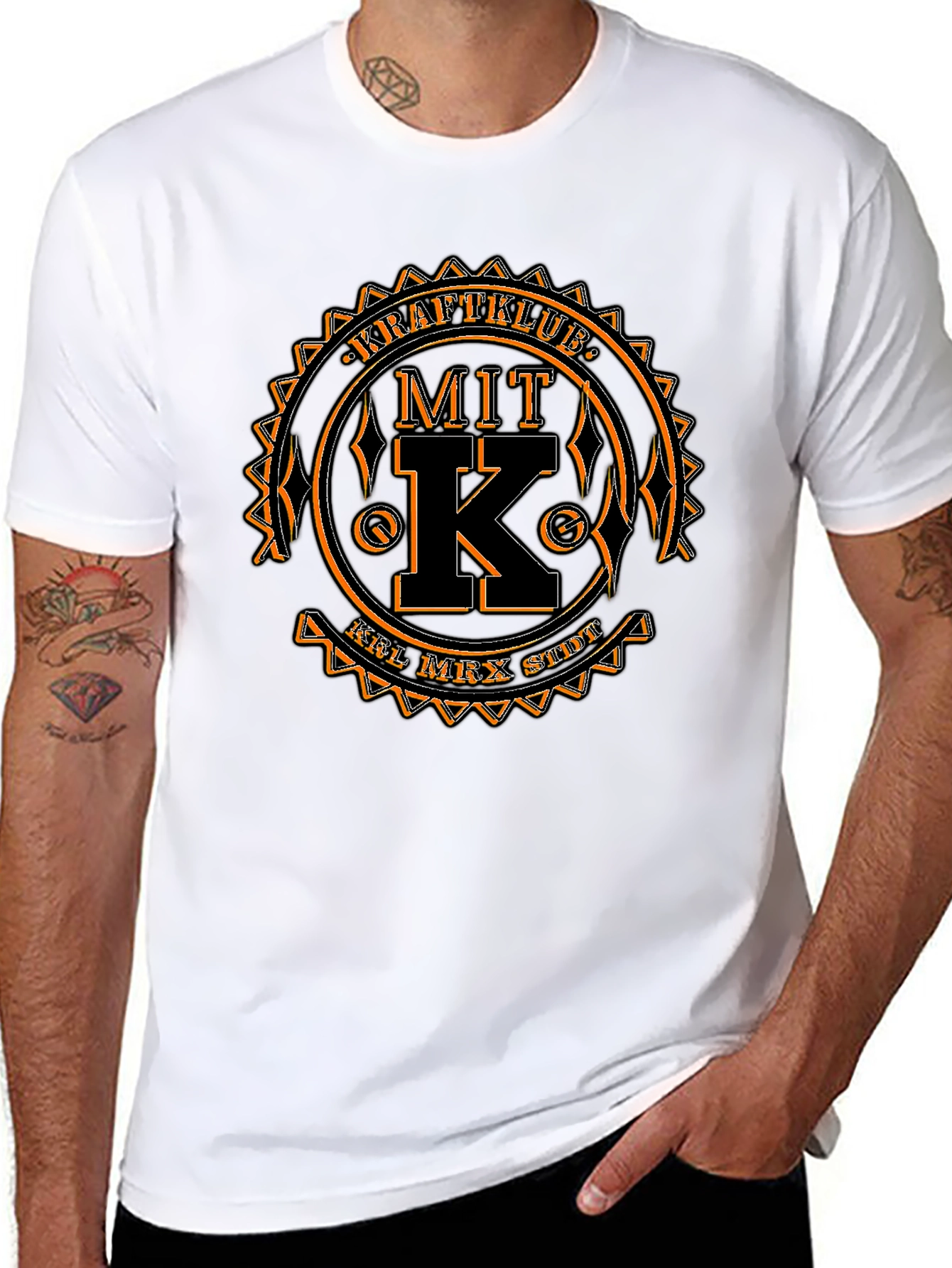 Kraftklub MIT K Black T-Shirt
