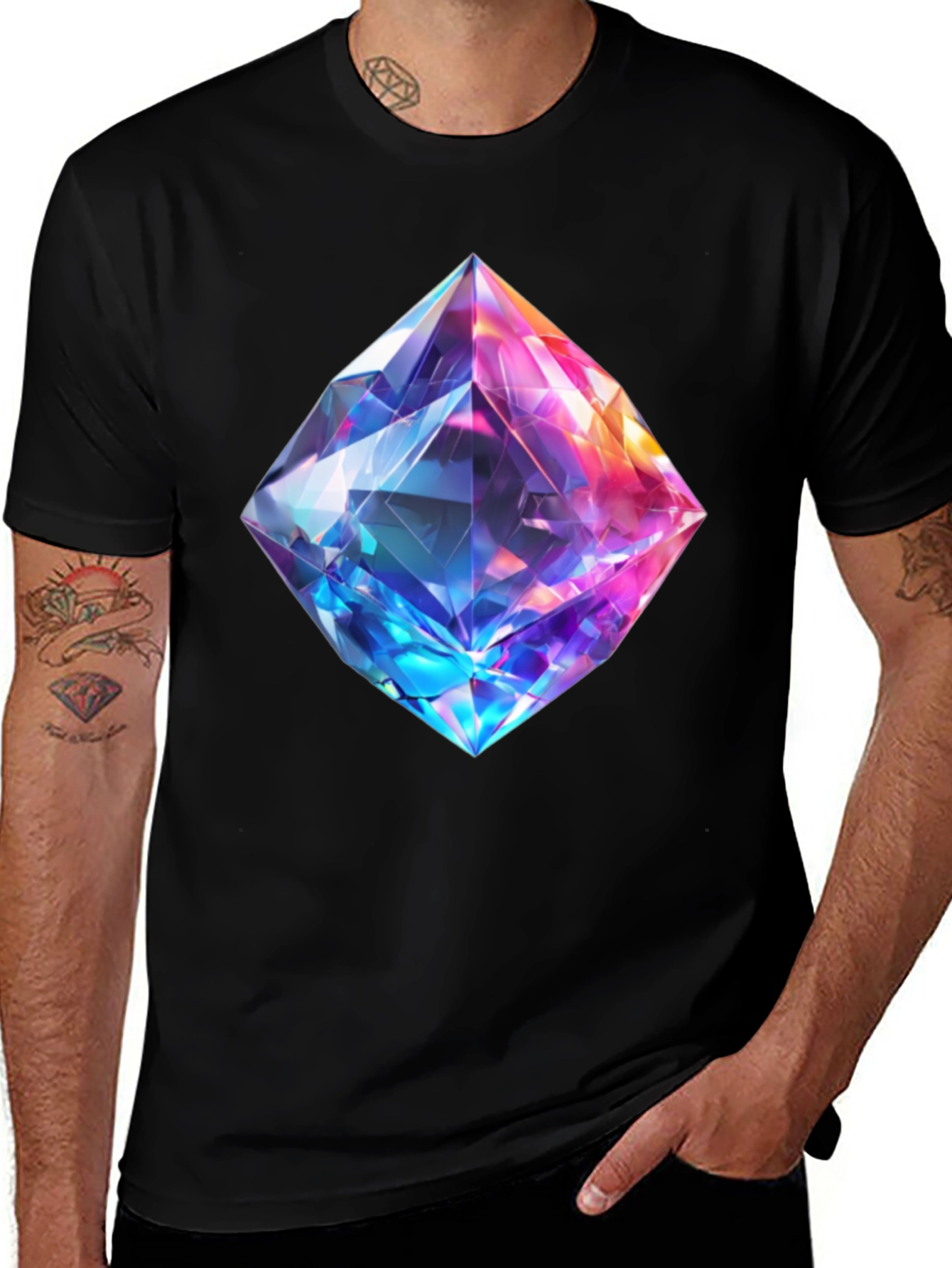 Prismatic Gem T-Shirt - Bold Graphic Tee