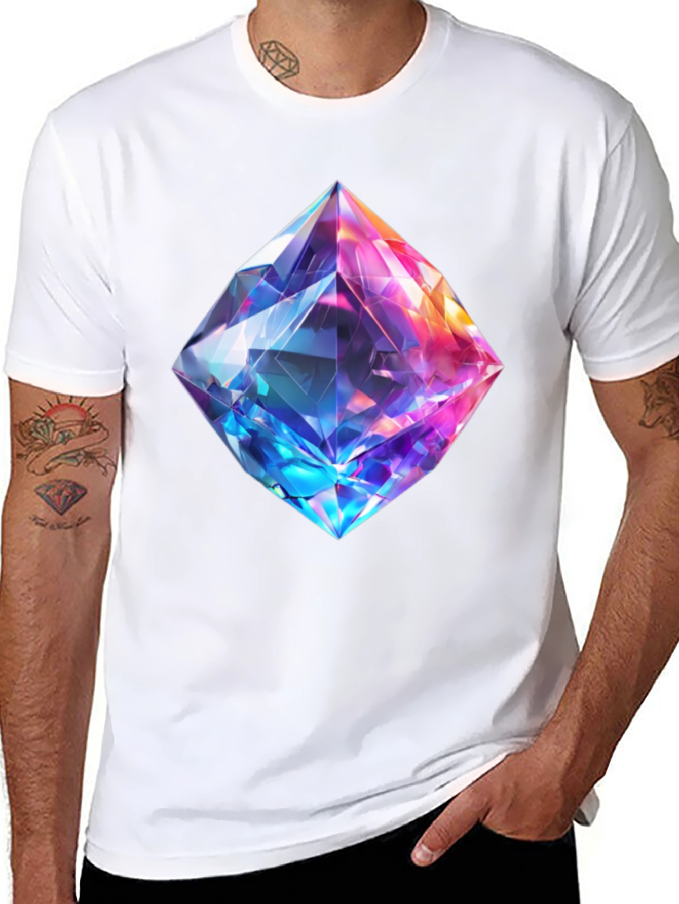 Prismatic Gem T-Shirt - Bold Graphic Tee