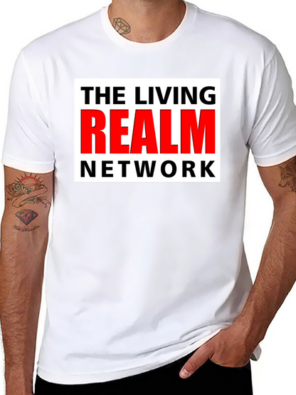The Living Realm Network Black T-Shirt