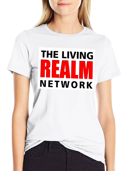 The Living Realm Network Black T-Shirt
