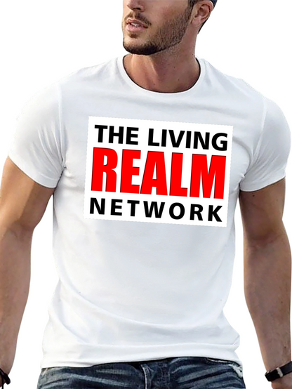 The Living Realm Network Black T-Shirt