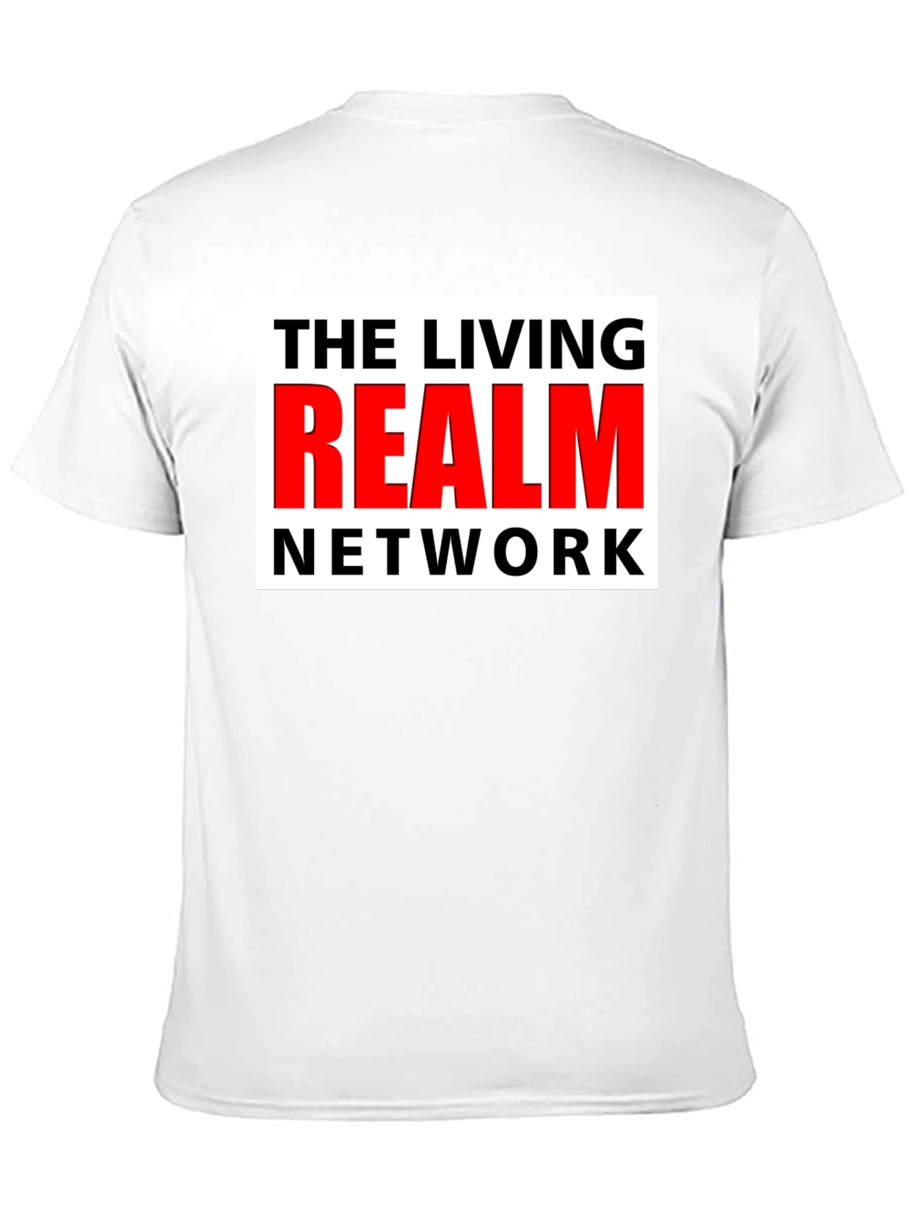 The Living Realm Network Black T-Shirt
