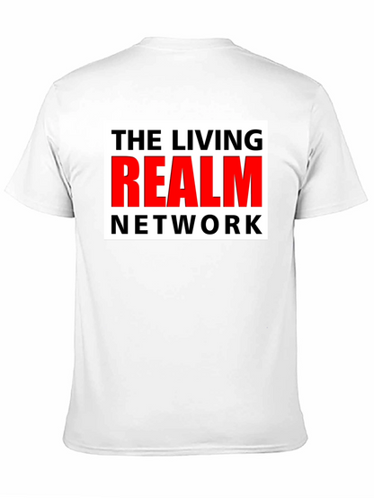 The Living Realm Network Black T-Shirt