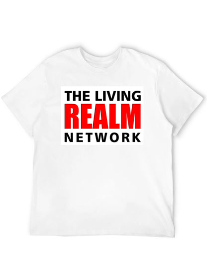 The Living Realm Network Black T-Shirt
