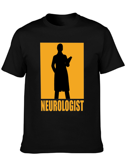 Neurologist Silhouette Graphic Tee