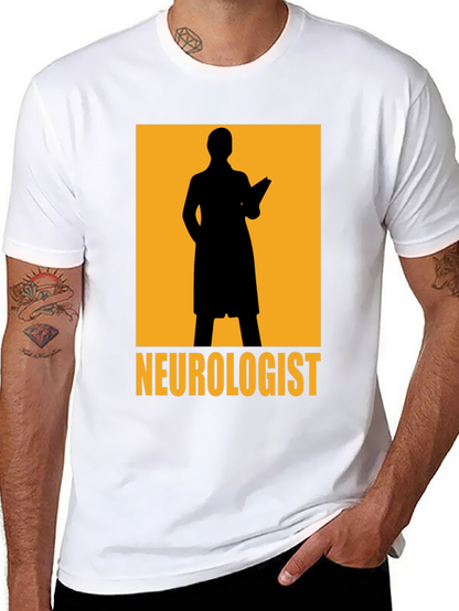 Neurologist Silhouette Graphic Tee