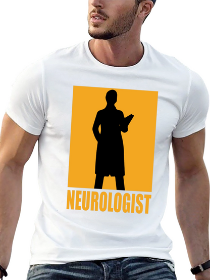 Neurologist Silhouette Graphic Tee