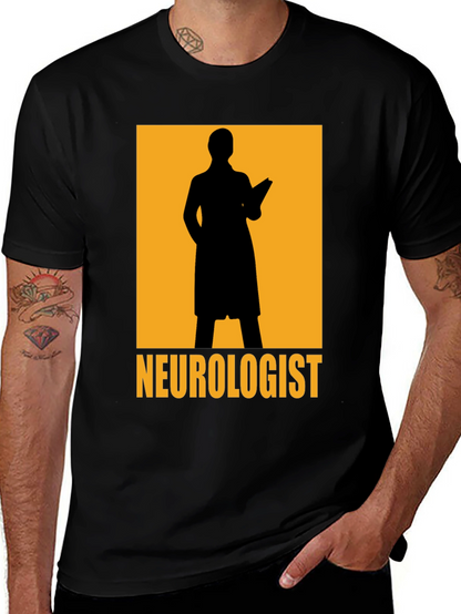 Neurologist Silhouette Graphic Tee