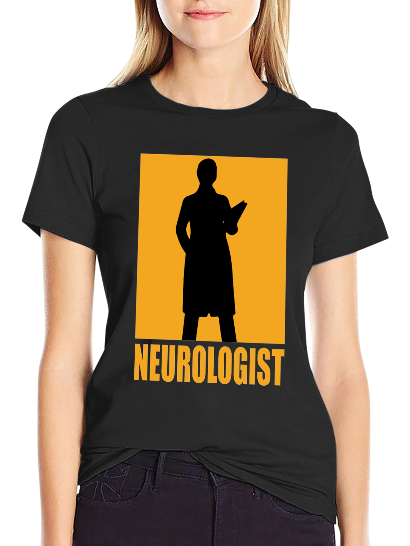 Neurologist Silhouette Graphic Tee