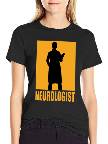 Neurologist Silhouette Graphic Tee