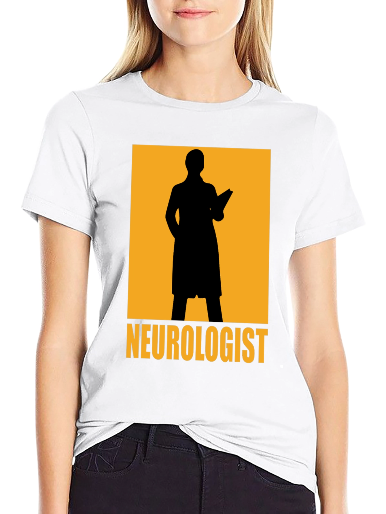 Neurologist Silhouette Graphic Tee