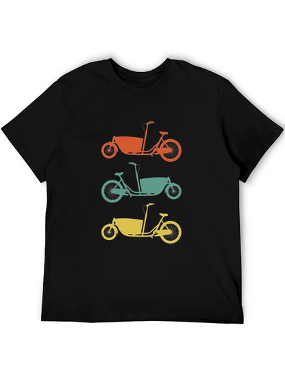 Cargo Bike T-Shirt - Retro Bicycle Tee