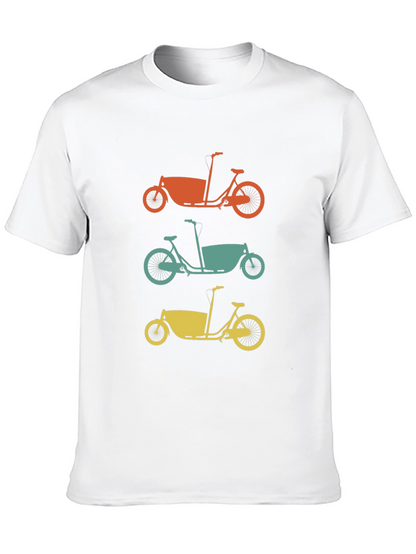 Cargo Bike T-Shirt - Retro Bicycle Tee