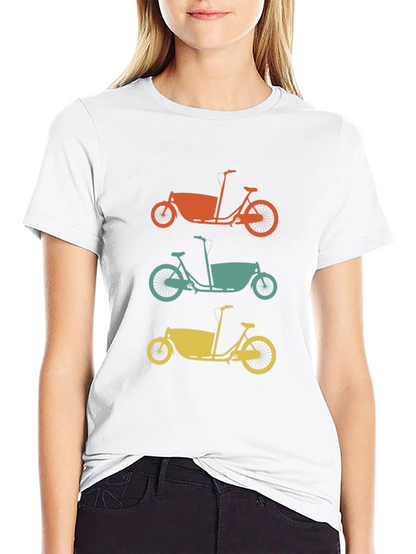 Cargo Bike T-Shirt - Retro Bicycle Tee