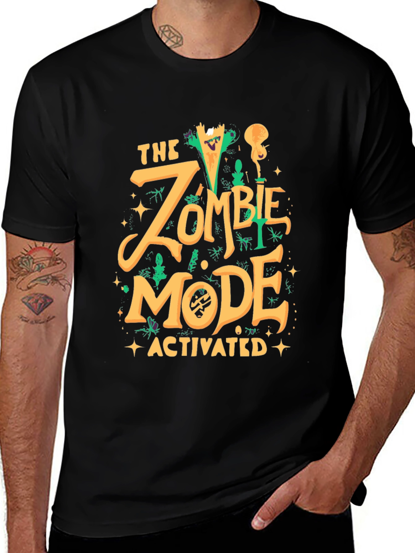 Zombie Mode Activated Graphic T-Shirt