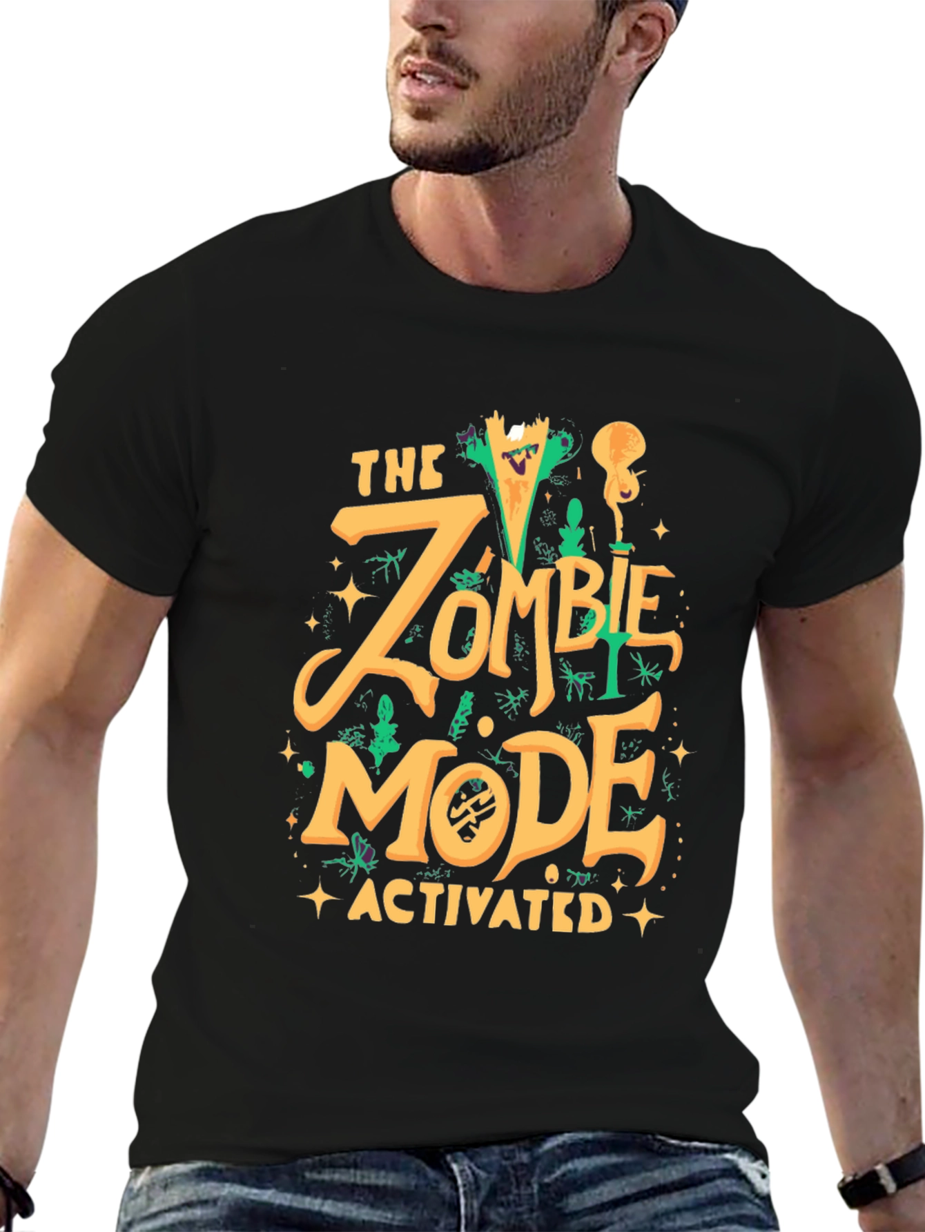 Zombie Mode Activated Graphic T-Shirt