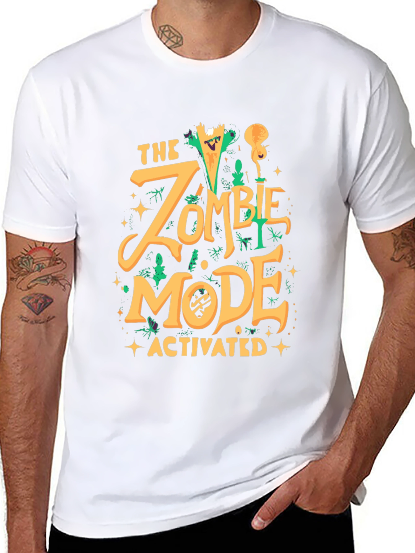 Zombie Mode Activated Graphic T-Shirt