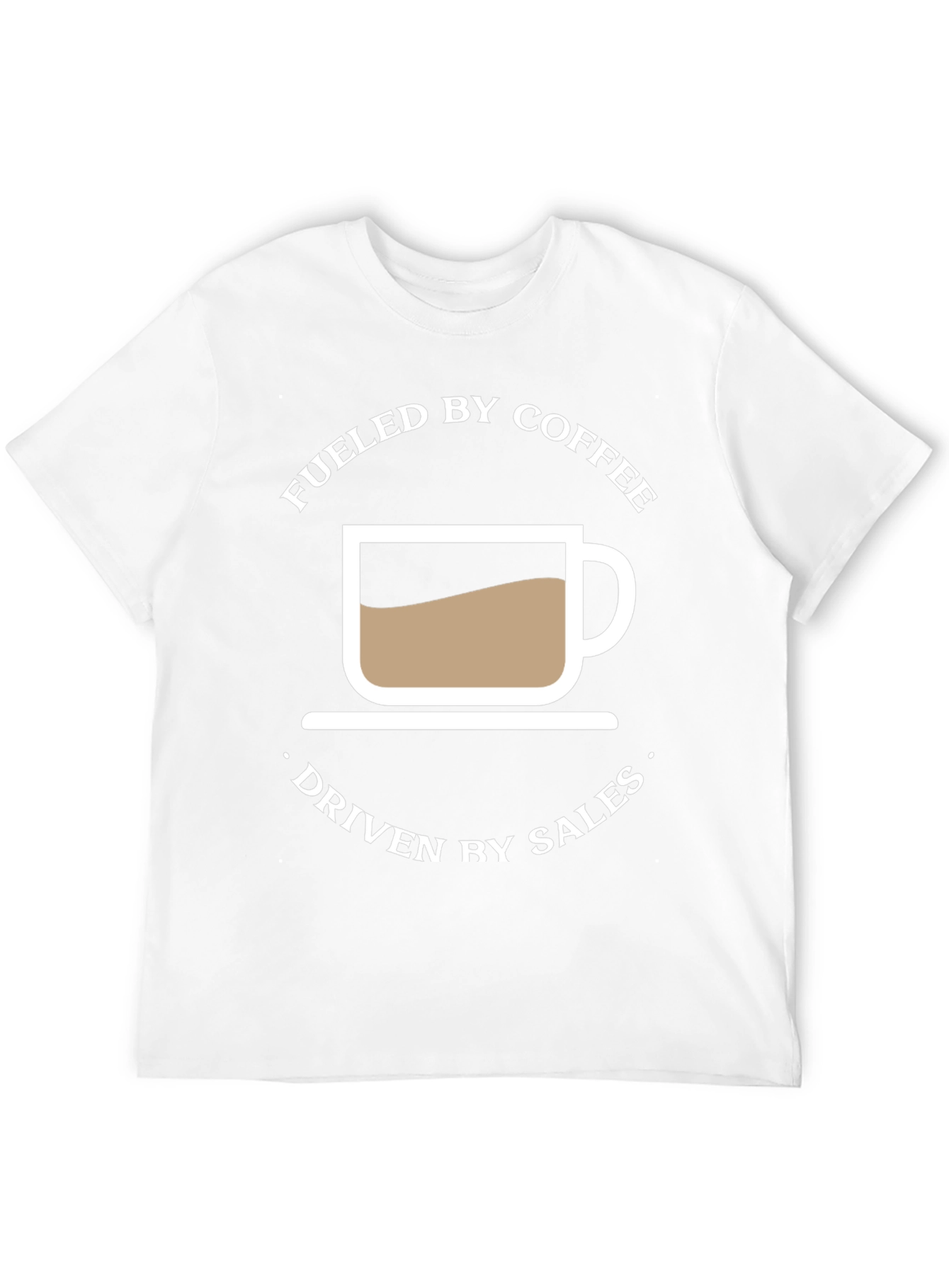 Fueled by Coffee Driven by Sales Graphic Tee