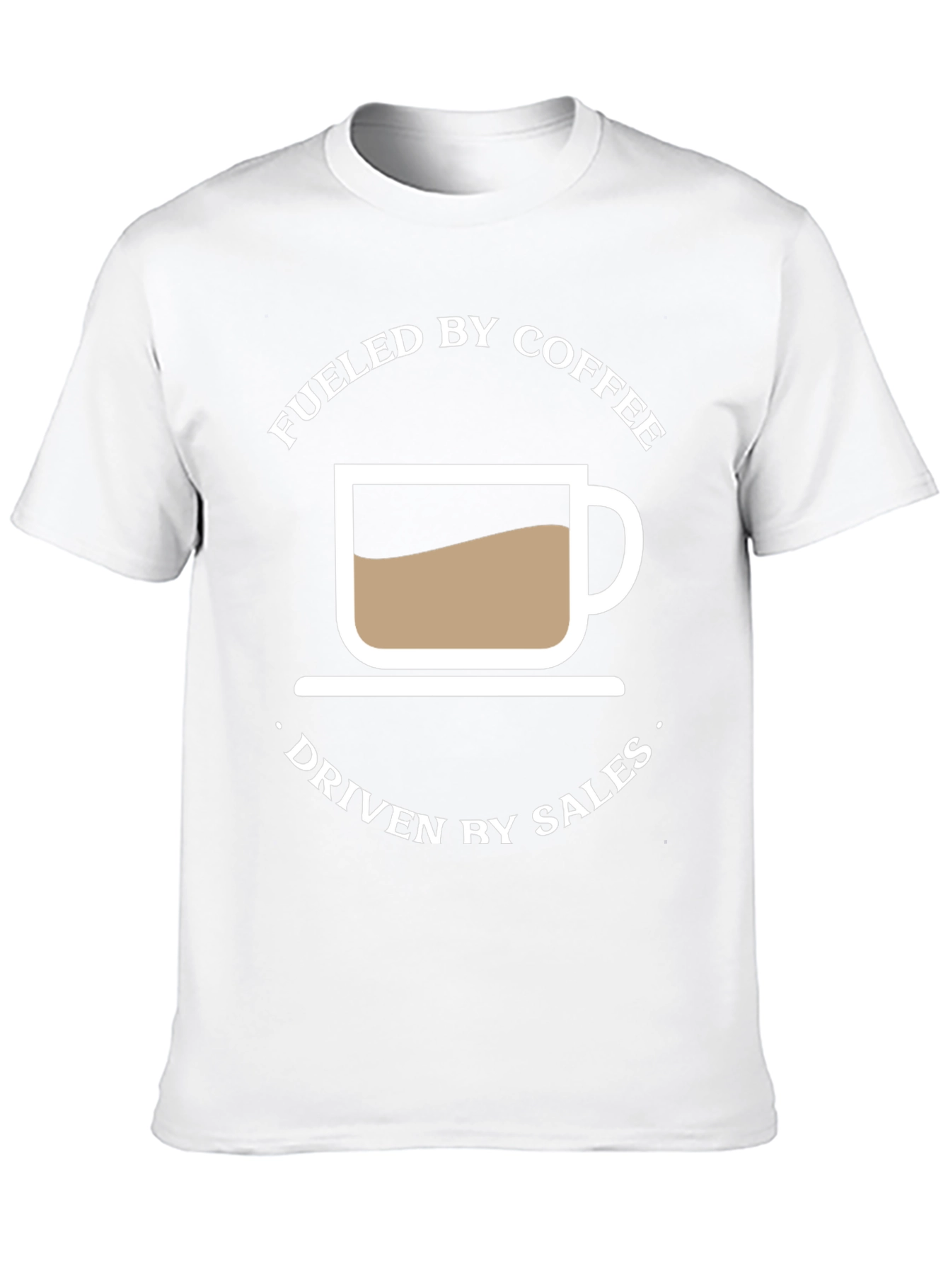 Fueled by Coffee Driven by Sales Graphic Tee
