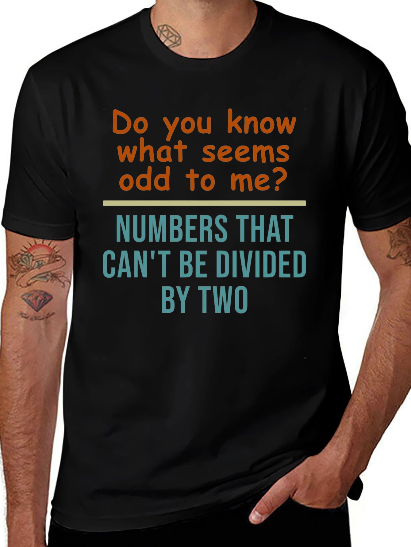 Funny Math Humor T-Shirt - Odd Numbers