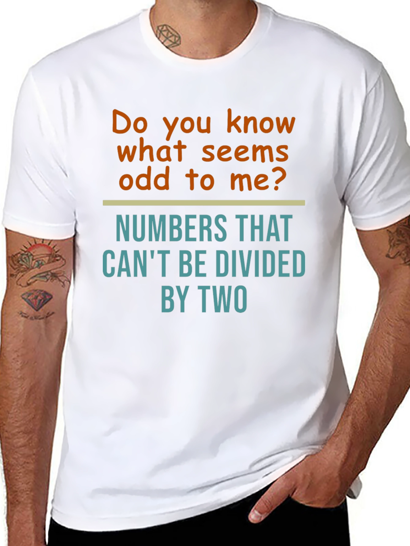 Funny Math Humor T-Shirt - Odd Numbers