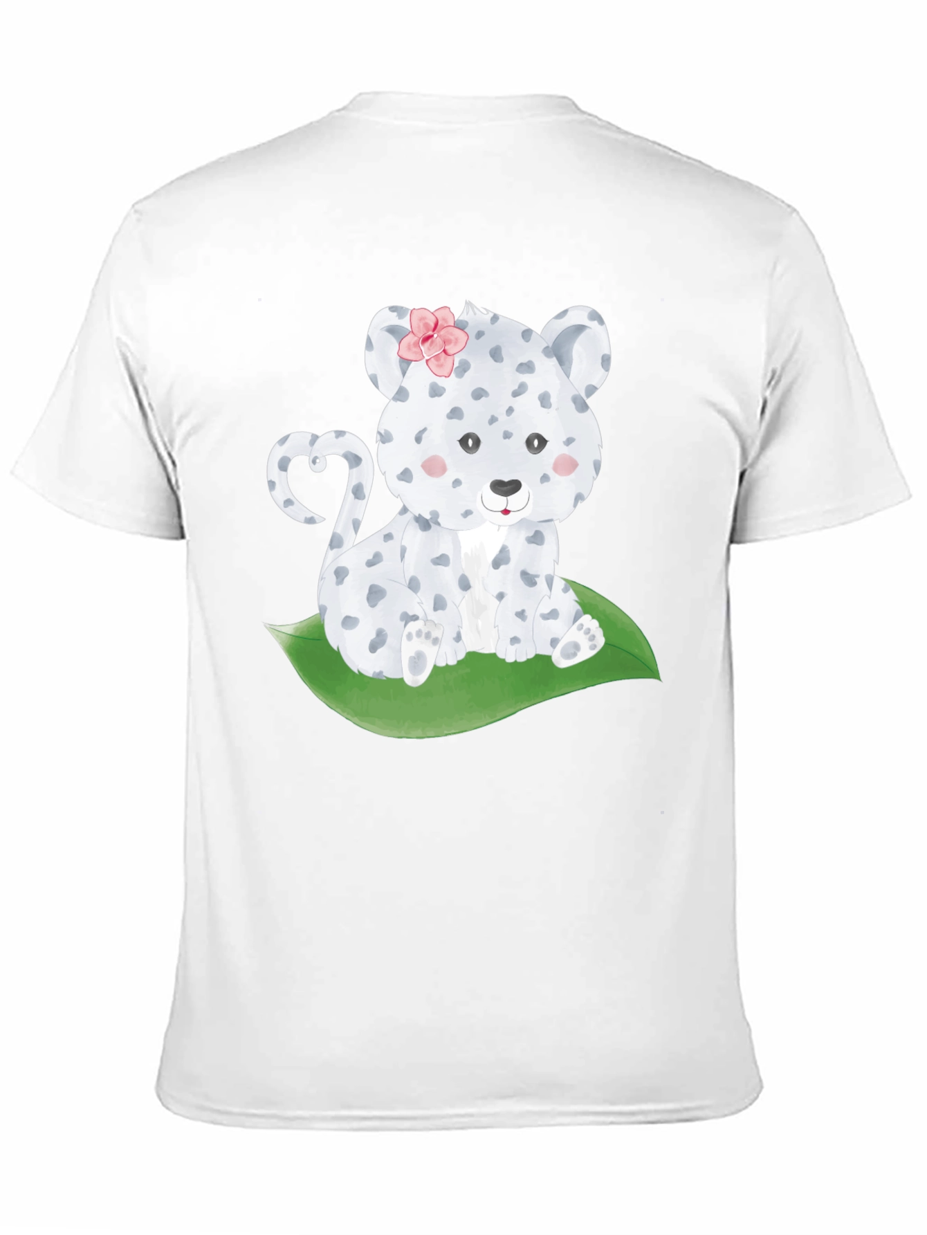 Cute Leopard Cub T-Shirt - Black