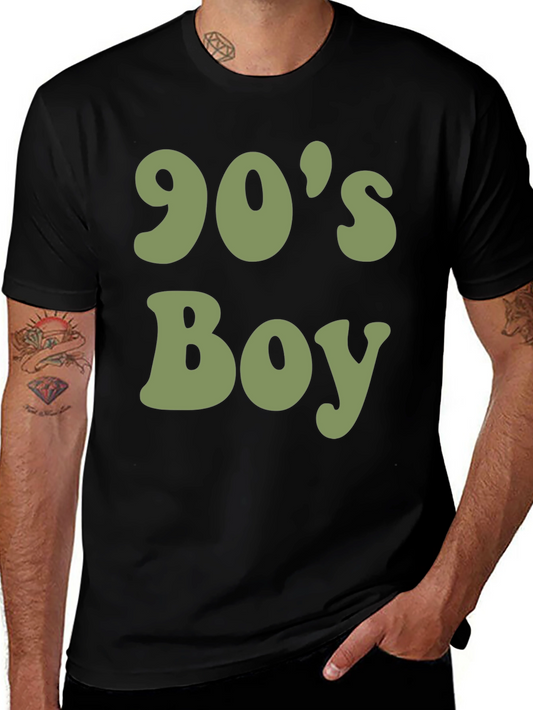 90s Boy Graphic T-Shirt - Retro Style