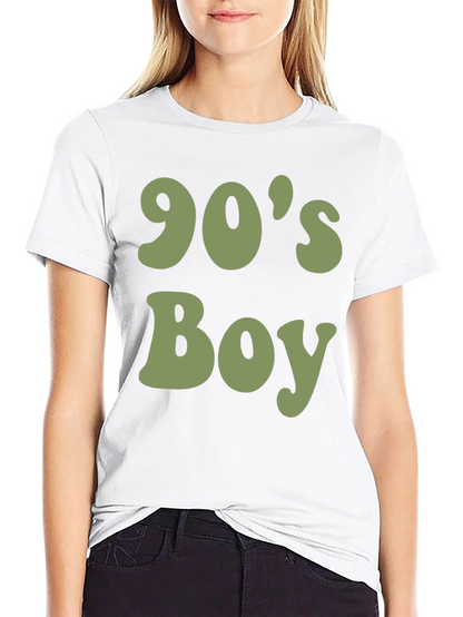 90s Boy Graphic T-Shirt - Retro Style