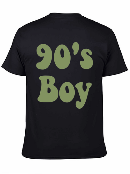 90s Boy Graphic T-Shirt - Retro Style