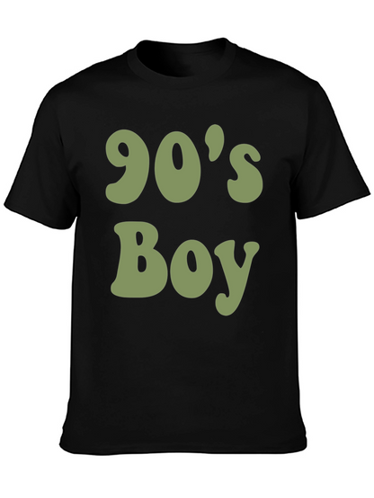 90s Boy Graphic T-Shirt - Retro Style