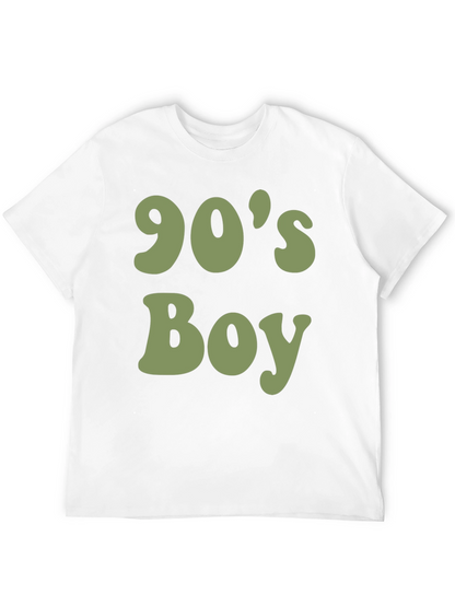 90s Boy Graphic T-Shirt - Retro Style