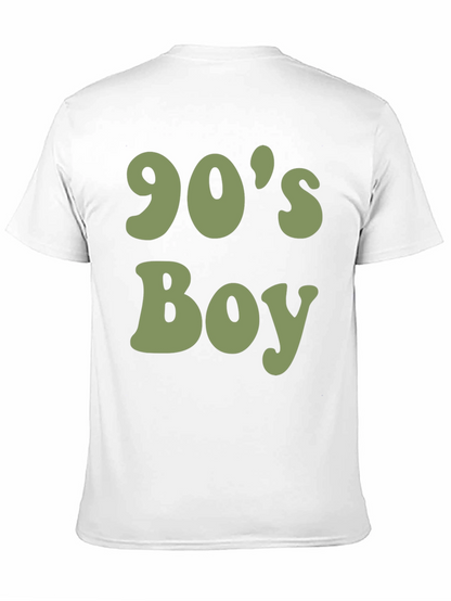 90s Boy Graphic T-Shirt - Retro Style