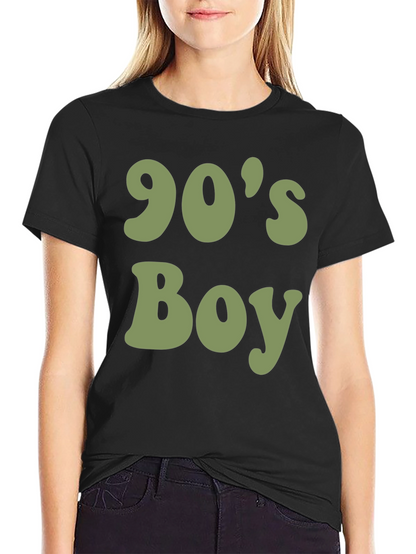 90s Boy Graphic T-Shirt - Retro Style