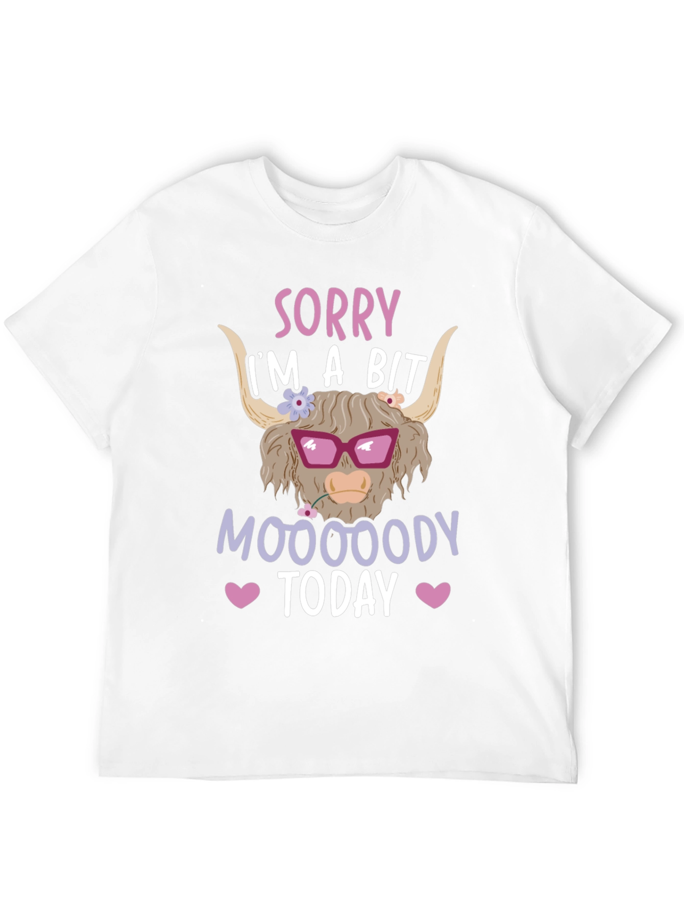 Funny Highland Cow Mood T-Shirt