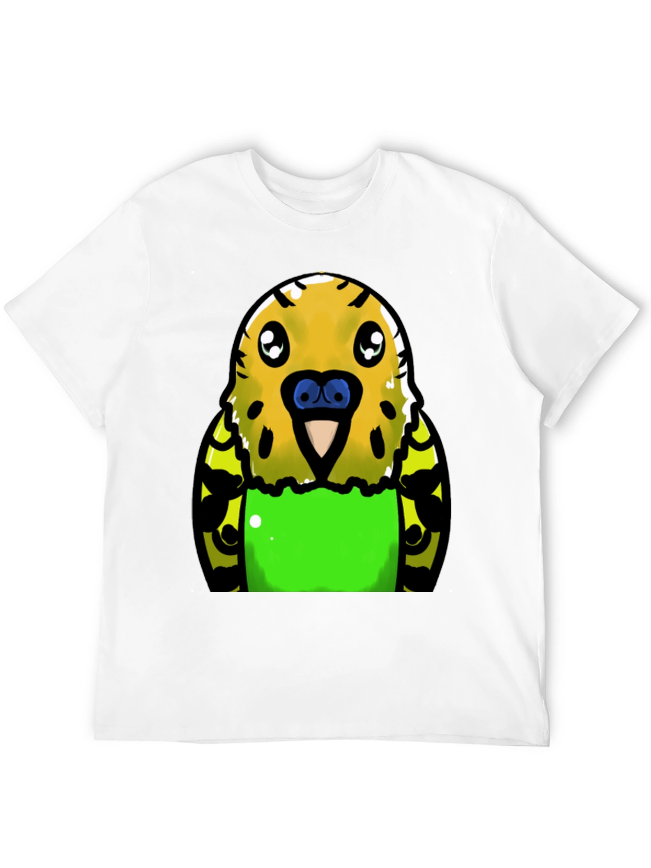 Budgie Cartoon Graphic T-Shirt