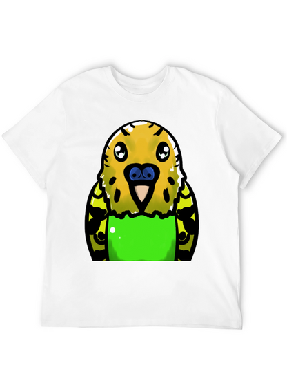 Budgie Cartoon Graphic T-Shirt